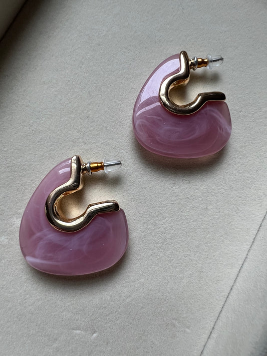 Marble Earrings