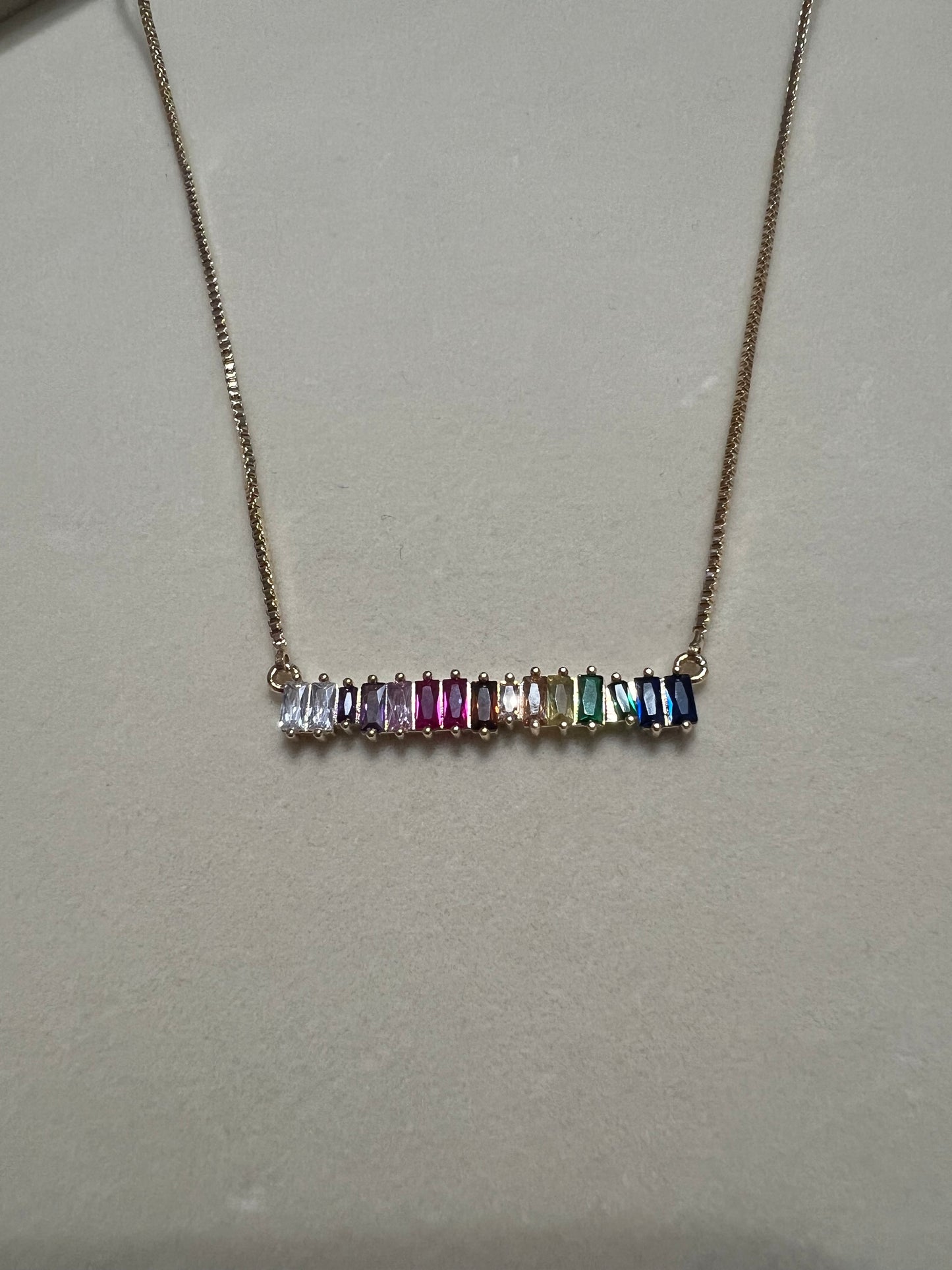 Color Bar Necklace