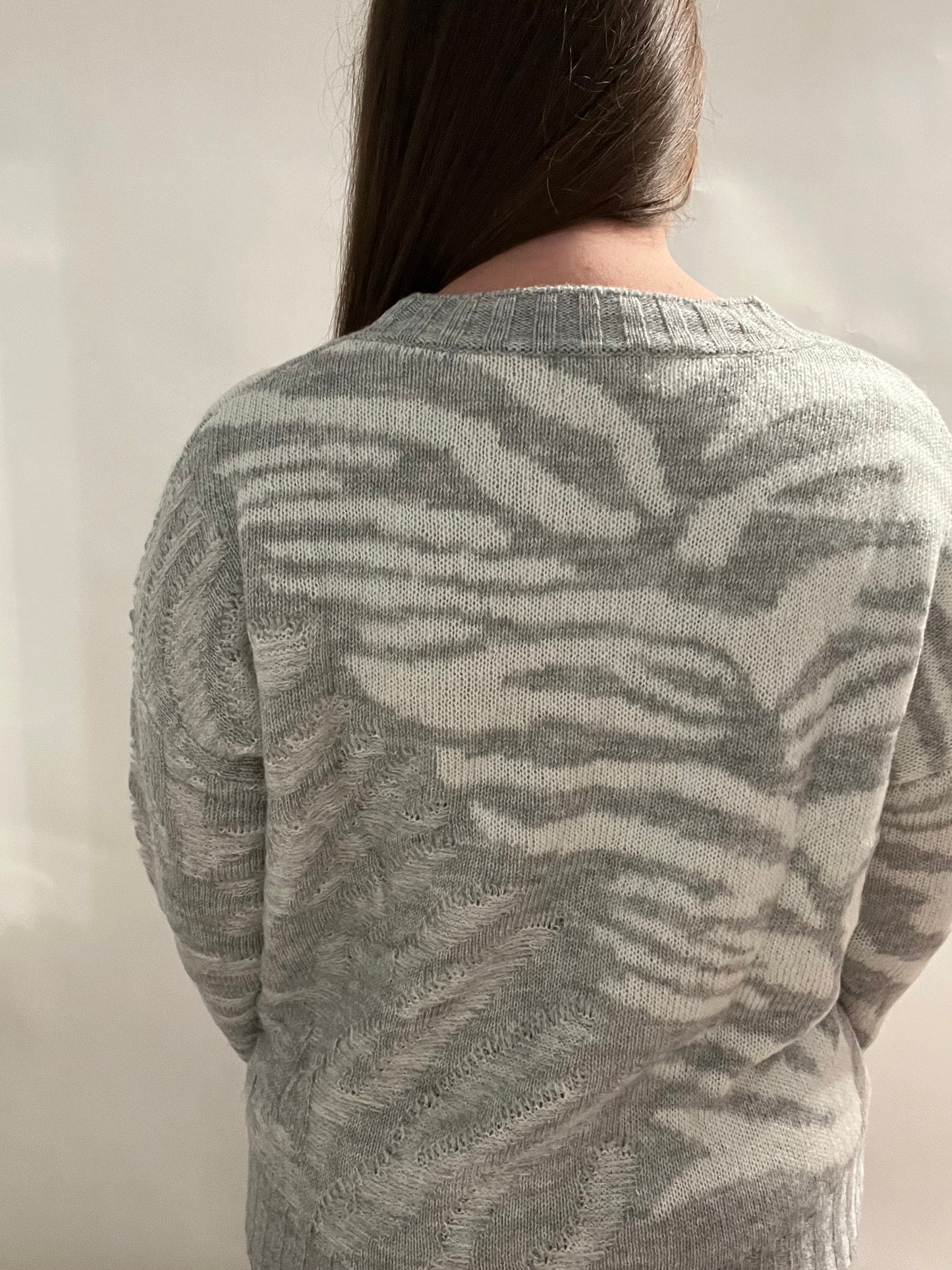 Maya Zebra Print Sweater