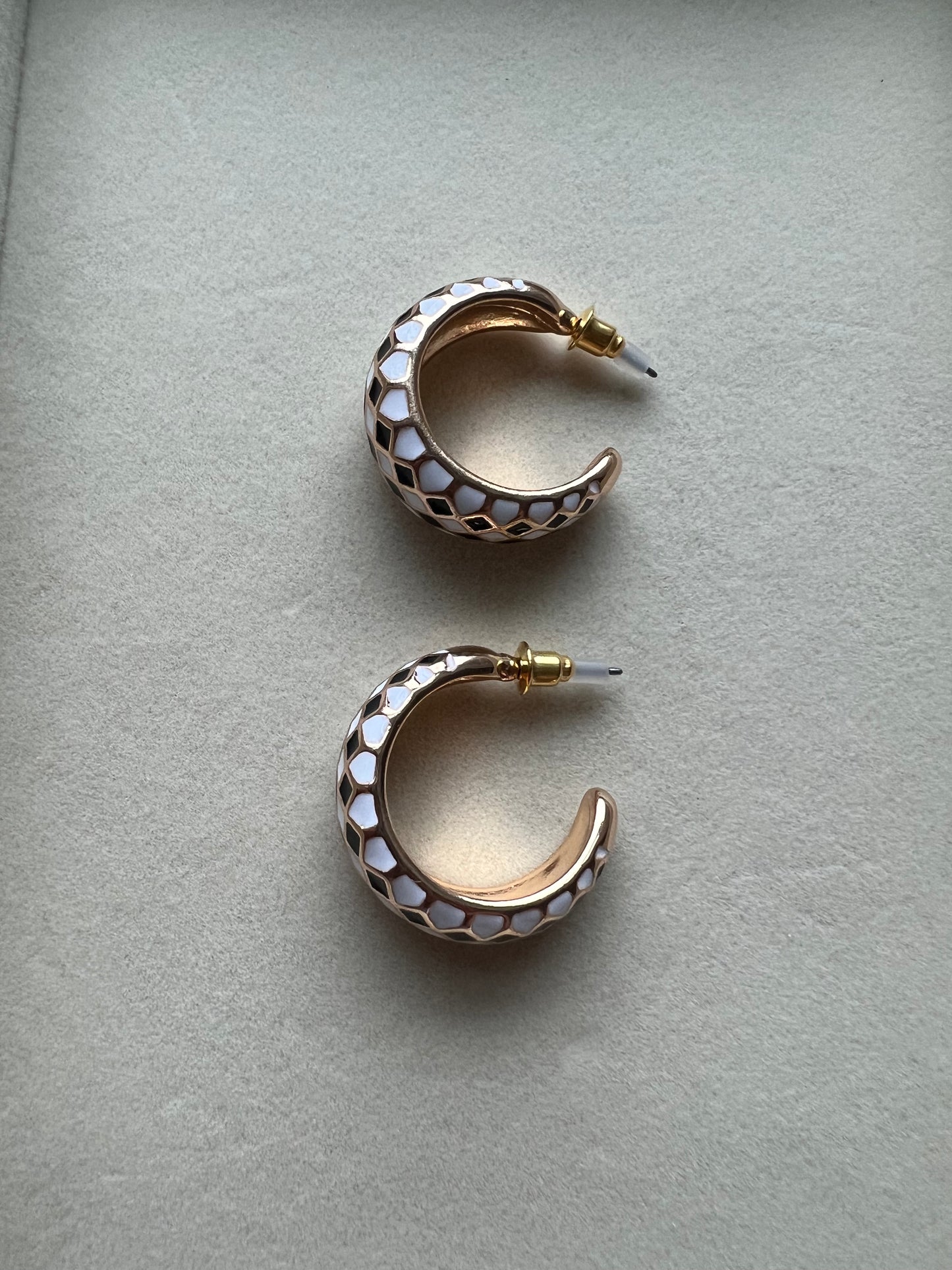 Jenny Checkered Earrings